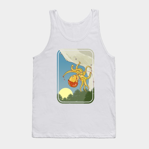 Octopus rock climbing Tank Top by mailboxdisco